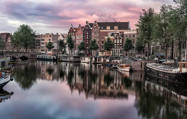 Amsterdam, Netherlands, Amsterdam, Holland, Kromme Waal
