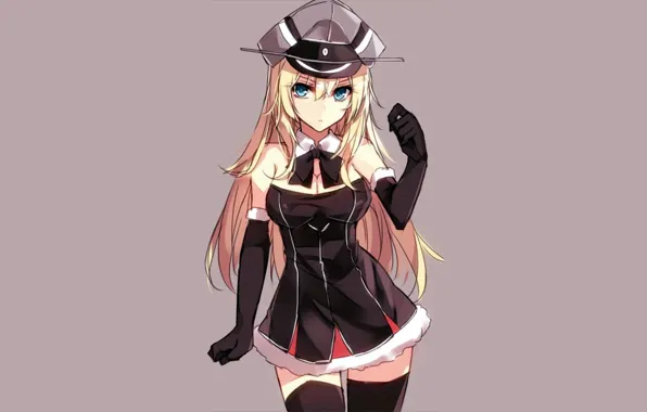 Girl, sexy, cleavage, thighhighs, long hair, dress, boobs, anime