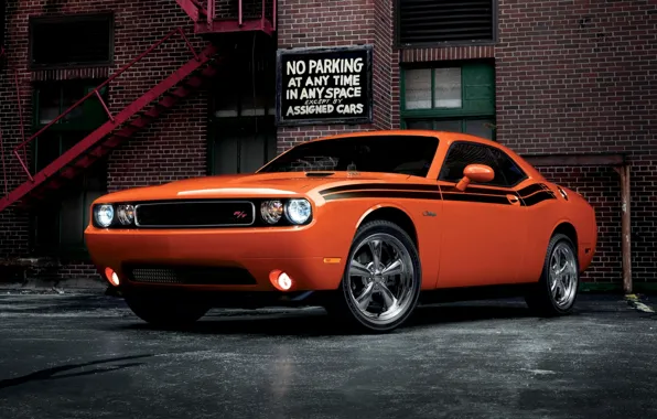 Picture Dodge, Dodge, Challenger, Classic, the front, Muscle car, Muscle car, R/T