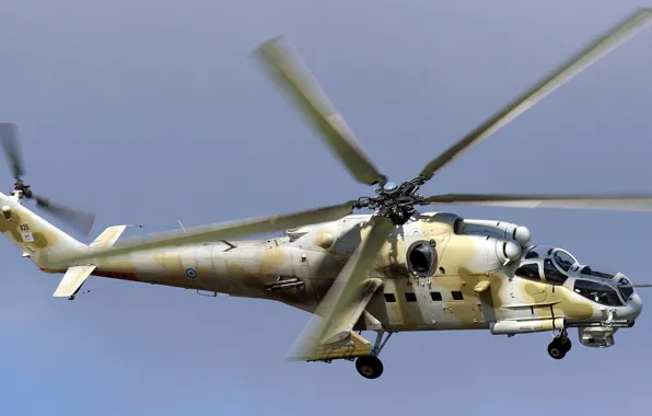 Picture Mi-35P, Russian attack helicopter, Air force of the Republic of Cyprus, OKB M. L. Mil., …