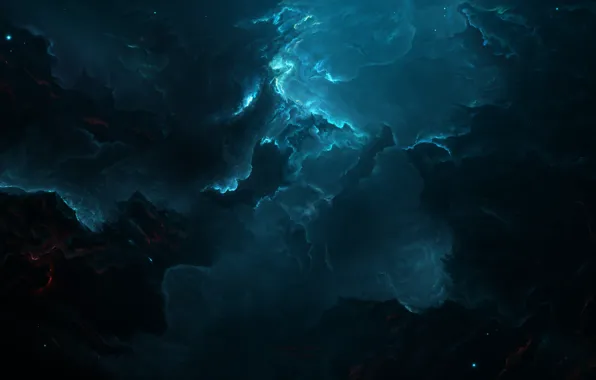 Stars, Space, Nebula, Style, Fantasy, Art, Stars, Space