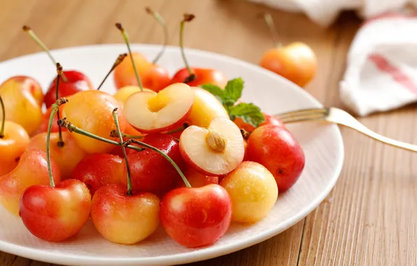 Berry, cherry, ripe, delicious