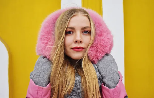 Girl, winter, russia, kazakhstan, cold, warm
