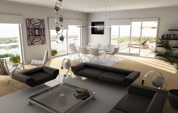 Design, sofa, interior, chair, table, living room