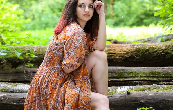 Forest, look, nature, feet, model, portrait, md: Elena Agafonova, ph: Zarina Bagaeva