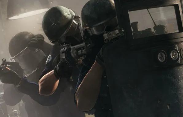 Picture weapons, shield, special forces, Rainbow six: Siege
