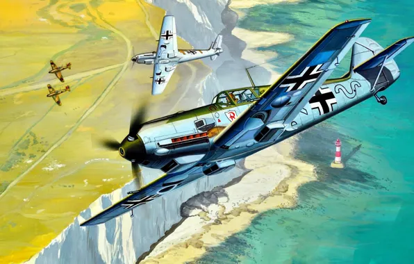 Emil, Emil, Luftwaffe, single-engine piston fighter-low, Bf.109E