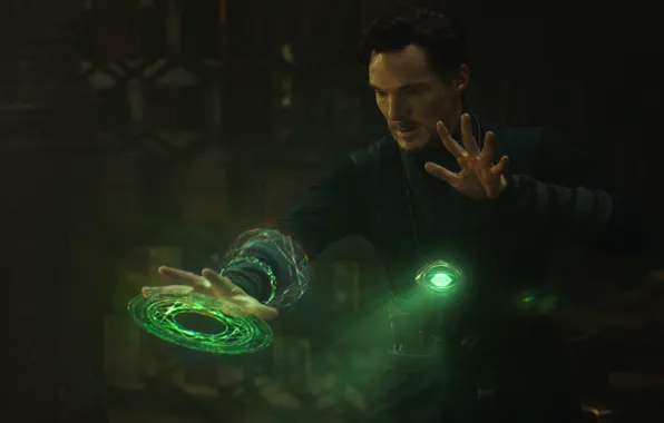 Green, Marvel Comics, Benedict Cumberbatch, Superhero, Doctor Strange, 2016, Dr. Stephen Strange, Eye of Agamotto