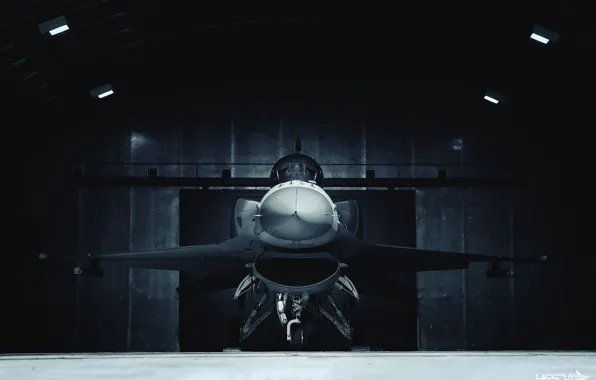 Hangar, F-16, F-16 Fighting Falcon, Chassis, Polish air force, HESJA Air-Art Photography, F-16D Block 52+