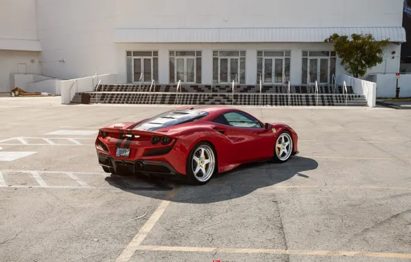 Ferrari, Rear view, F8 Tributo