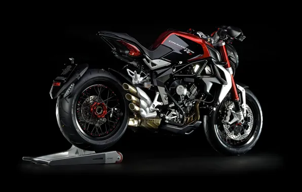 Moto, motorcycle, bike, bike, motorcycle, background black, Agusta, Moto