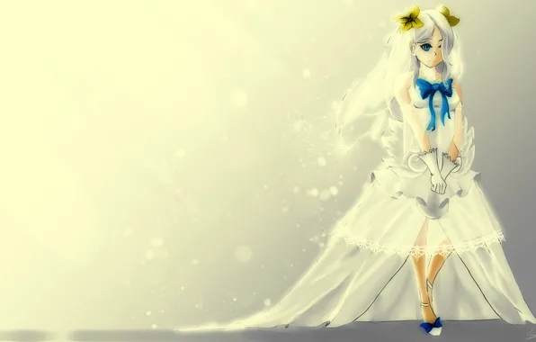 Background, dress, girl