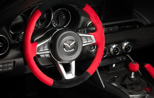The wheel, Mazda, salon, 2018, MX-5, Yamamoto Signature