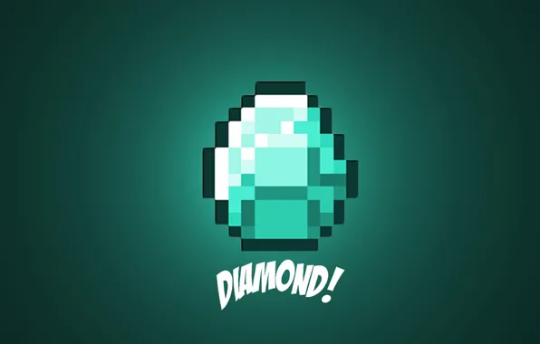 Picture the game, diamond, diamond, Minecraft, the love