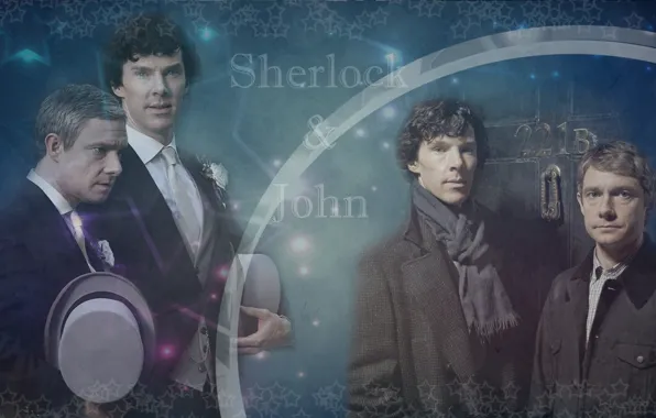 The series, Sherlock, coat, Dr. Watson, Sherlock and Watson