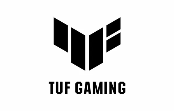 Download wallpaper Logo, ASUS, White Background, Gaming, TUF, ASUS TUF ...