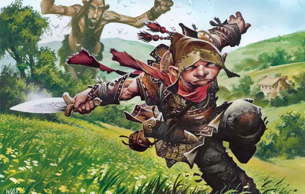 Forest, fantasy, chase, fantasy