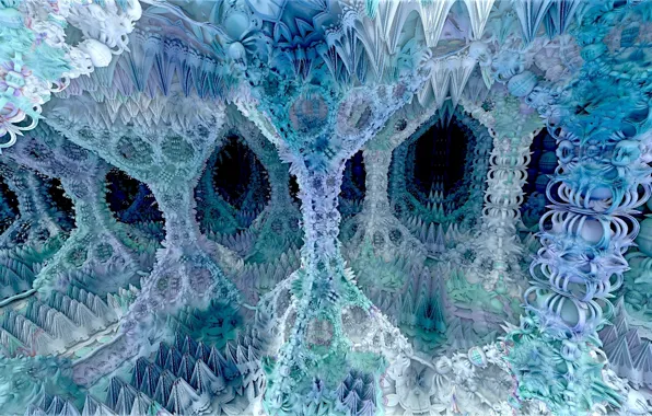 Abstraction, background, color, form, Fractal