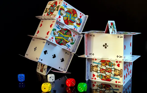 Card, dice, figure