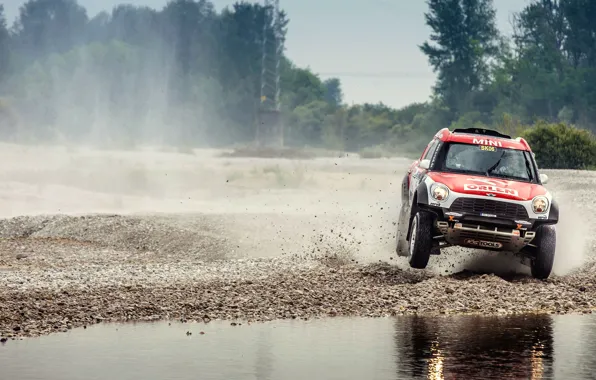 Water, Auto, Mini, Sport, Machine, Speed, Gravel, Car