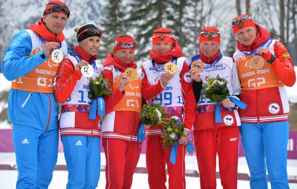 Joy, flowers, gold, silver, heroes, Russia, Russia, smile