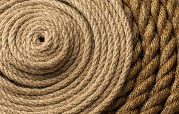 Round, spiral, texture, rope, rope, string, collapsed