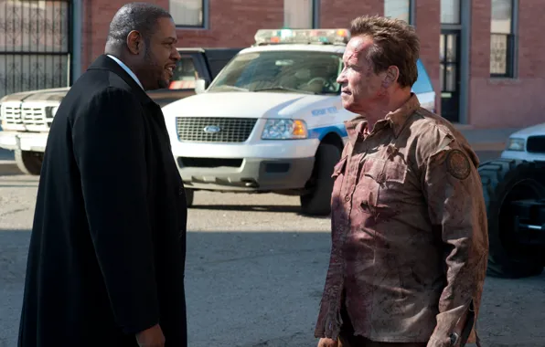 Picture police, agent, Arnold Schwarzenegger, Arnold Schwarzenegger, Return of the hero, The Last Stand, Sheriff, Sheriff …