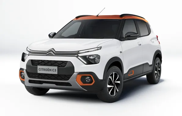 Light background, exterior, Citroen C3, 2022, India Version