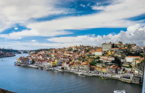 The city, coast, Portugal, Porto, Port