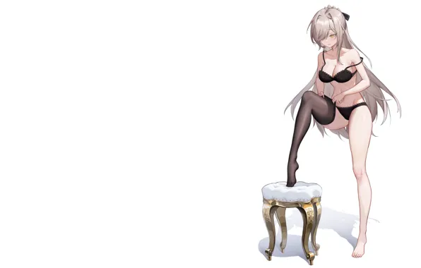 Girl, hot, sexy, bra, panties, anime, stockings, pretty