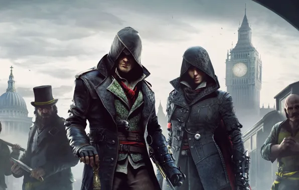 Game, Assassin, art, Assassin's Creed, killer, Assassin's Creed Syndicate