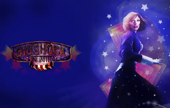 Picture stars, blue, BioShock Infinite, Elizabeth