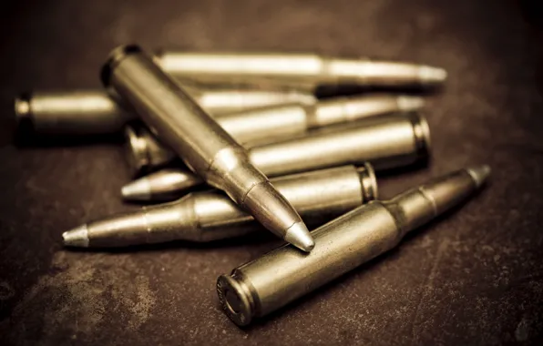 Picture copper, bullets, bullets