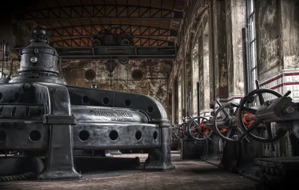 Plant, interior, factory