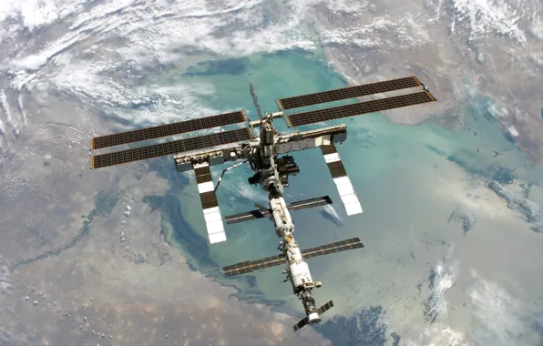 Picture Earth, ISS, Space Station, Orbit