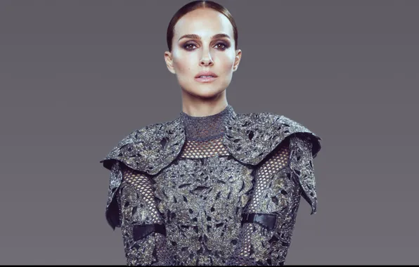 Download wallpaper dress, actress, brunette, Natalie Portman, Natalie