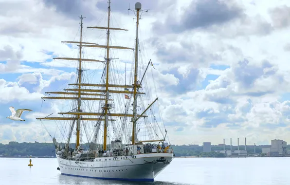 Ship, Germany, sailing, Gorch Fock