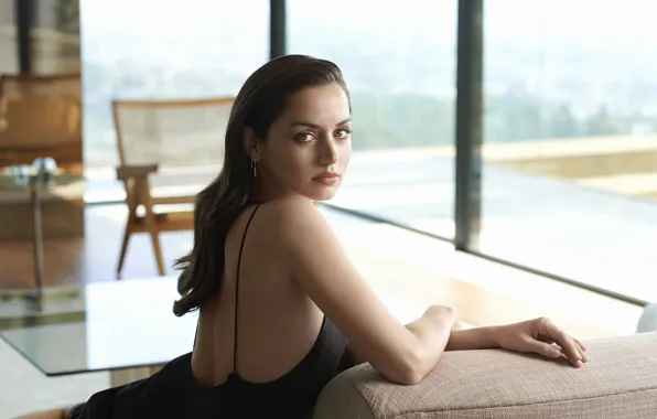 Look, girl, pose, shadow, Actress, beauty, Ana De Armas
