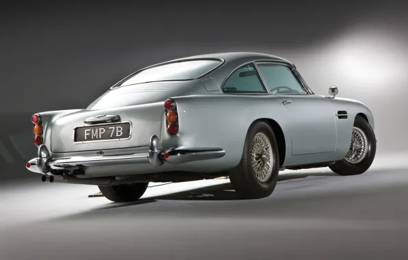 Grey, Aston Martin, classic, 1964, DB5