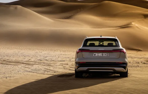 Audi, rear view, crossover, E-Tron, 2019, electrocreaser
