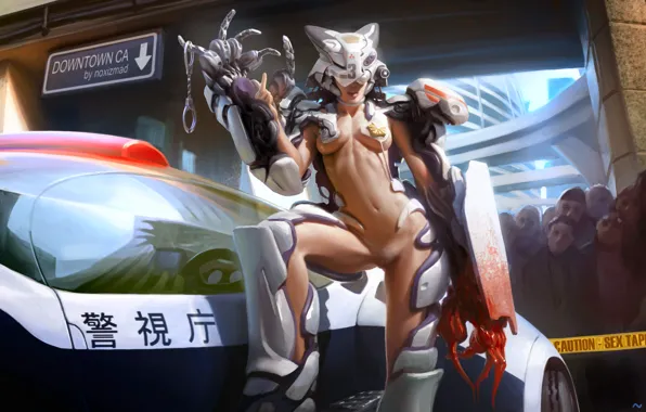 Girl, fiction, armor