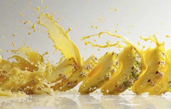 Picture life, pineapple, tasty, still