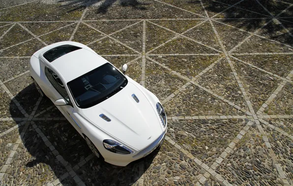 Aston Martin, Aston Martin, white, cars, auto, Wallpaper HD, Aston Martin Virage
