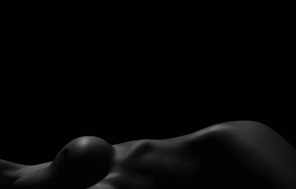 Girl, b/W, twilight, hip, photographer, gorgeous Breasts, Kenneth Olsen