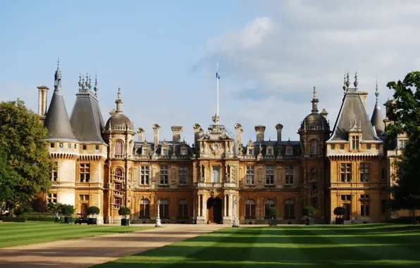 England, palace, Buckinghamshire, Waddesdon Manor, manor house, the Rothschild taste