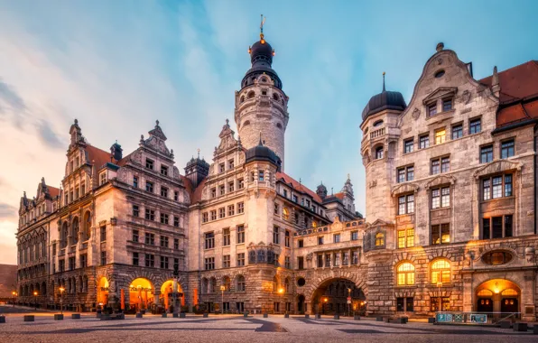 Building, tower, Germany, area, architecture, Germany, Saxony, Saxony