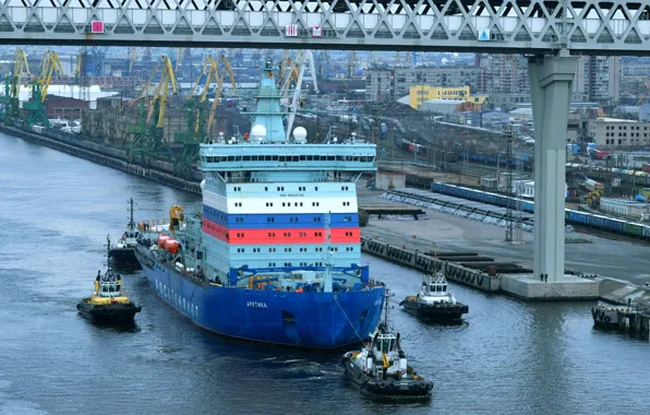 Icebreaker, atomic, Arctic, tugs