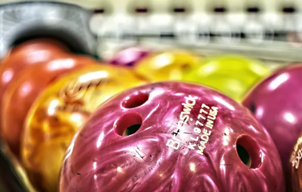 Picture sport, balls, bowling