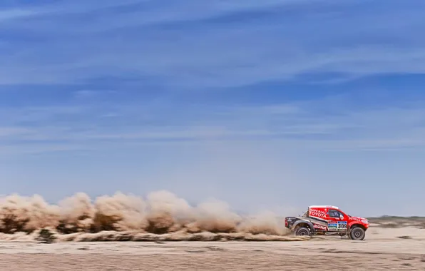Sand, Red, Dust, Sport, Speed, Race, Day, Toyota