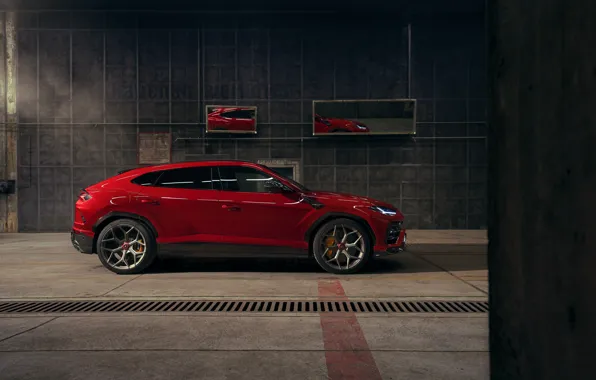Lamborghini, side view, crossover, Urus, Novitec, 2019